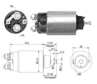 Втягивающее реле стартера ZM ZM 4760