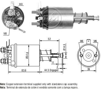 Реле стартера, що втягує ZM ZM612